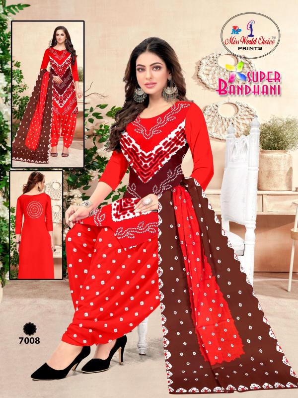 Miss World Super Bandhani Vol-07 – Dress Material